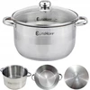 Elitehoff PUODAS 28cm 10,1L TRADICINIS PLIENAS SU DANGIU DUJŲ INDUKCIJA