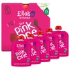 Ella's Kitchen BIO Rožinis ONE vaisių kokteilis su rabarbarais 6+ DESERTAS 5x90g