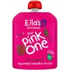 Ella's Kitchen BIO Rožinis ONE vaisių kokteilis su rabarbarais 6+ DESERTAS 5x90g