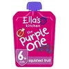 Ella's Kitchen BIO vaisių tyrės desertas su juodaisiais serbentais 90 g