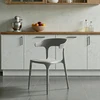 Elmeri Ažūrinė kėdė Gray Scandinavian Bistro Dining Room Hotel Home