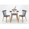 Elmeri Skandinaviška kėdė, juodo buko retro kojos, PREMIUM Kitchen Showroom