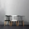 Elmeri Skandinaviško stiliaus kėdė, pilkos buko spalvos retro kojos, PREMIUM Kitchen Showroom