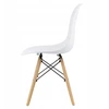 Elmeri Skandinaviško stiliaus kėdė su balto buko kojomis, skirta PREMIUM Kitchen Living Room