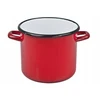 Elo-Pol tradicinis emaliuotas puodas, raudonas, aukštas, 12 cm, 1,2 L