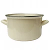 Emajlo Olkusz 35042 Emaliuotas puodas 24 cm 7 l kremas EMALIA OLKUSZ