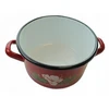 Emalia Olkusz Dekoruotas emaliuotas puodas Olkusz 1,7 l raudonas IF17001600ZDO