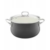 Emalia Olkusz Emaliuotas puodas 20cm 2.6l su dangčiu, pilkas, dujinė, indukcinė