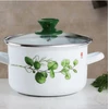 Emalia Olkusz Emaliuotas puodas su stikliniu dangčiu, 2L, 16 cm