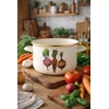 Emalia Pleszew Emaliuotas puodas Emaliuotas Pleszew Daržovės 22cm 6L indukcinės dujos baltas