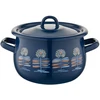 Emalia Pleszew Emaliuotas puodas Polino 20 cm, 3.5 l, mėlynas
