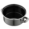 Emalia Pleszew Emaliuotas puodas su dangčiu 16 cm, 1.4 l, Metalico