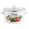 Emalia Pleszew Emaliuotas puodas Tradicinis paprastas puodas Kalina Emalia Polska 22cm 4.7L