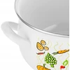 Emalia Pleszew Emaliuotas puodas Tradicinis puodas Pyza Lumino Emalia Polska 20cm 4.2L