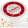 Emalia Pleszew Emaliuotas vazonas EMALINIS PLESZEW GRYBAS 20CM INDUKCINĖS DUJOS Baltas RAŠTAS 3,75L