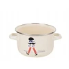 Emalia Pleszew Parisio emaliuotas puodas 16cm 2L indukcinis dujinis emalis Pleszew Small
