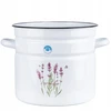Emalia Rybnik TRADITIONAL Emaliuotas puodas ENAMEL RYBNIK LEVENDER 12L