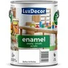 Emaliniai dažai LUXDECOR, blizgus, balto krištolo sp., 2,2 l