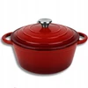 EMALINIS KETUS PUODAS 22cm 3L HAGE RAUDONAS