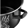Emalio puodas Emalia Pleszew Kitchen Juodas 18 cm 3L dujų indukcija