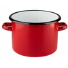Emalio puodas Emalia Pleszew Smooth 22 cm 7L raudonas indukcijai