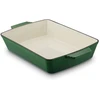 Emaliuota ketaus kepsninė, skirta BAKING Žalias Konighoffer 39x23x7 cm