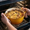 Atusa Emaliuotas ketaus puodas indukcinis orkaitės grilis HAGE 4L 24cm Garstyčios