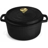Emaliuotas ketaus puodas, žąsų kepsnys INDUKCIJAI, duonai, 5l, 26 cm