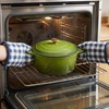 Emaliuotas KETUS PUODAS Indukcinis orkaitės grilis HAGE 4L 24 cm Alyvuogių