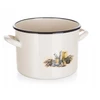 Emaliuotas puodas 20cm 5l "lavender" Banquet, kremas