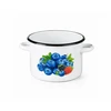 Emaliuotas puodas 5L 22cm Indukcinės dujos Dideli konservai Sriuba Igmar Blueberry