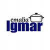 Emaliuotas puodas 7L 22cm Indukcinės dujos Dideli konservai Sriuba Igmar Strelitzia