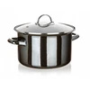 Emaliuotas puodas BANQUET METALIC Juodas 24cm, dovana 3,7L GAMINTI
