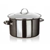 Emaliuotas puodas BANQUET METALIC Juodas 26cm, 6 L GAMINTI, didelis