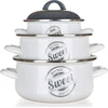 Emaliuotas puodas Banquet Sweet Home 3,7l, 24cm su dangčiu