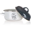 Emaliuotas puodas Banquet Sweet Home 3,7l, 24cm su dangčiu
