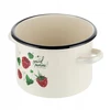 Emaliuotas puodas Emalia Pleszew Malina 18 cm 3,2L grietinėlės indukcinės dujos