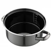 Emaliuotas puodas Emalia Pleszew Metalico 16 cm 1,4 l indukcinis grafitas