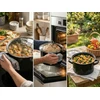 Emaliuotas puodas Emalia Pleszew Metalico 24 cm 5,6L juodos indukcinės dujos