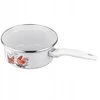 Emaliuotas puodas Emalia Pleszew Rubinka 16 cm 1,3 l baltas skirtas indaplovei