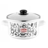 Emaliuotas puodas Kitchen Baltas Emalia Pleszew 18 cm, 3 L