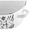 Emaliuotas puodas Kitchen Baltas Emalia Pleszew 18 cm, 3 L