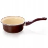 Emaliuotas puodas, puodas ilga rankena, tradicinis, 14 cm, 620 ml
