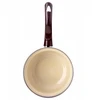 Emaliuotas puodas, puodas ilga rankena, tradicinis, 12 cm, 350 ml