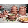Emaliuotas puodas su dangčiu 24cm 7,5L ir Metalac Mocha Mousse