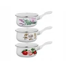 Emaliuotas puodas su FLORINA DECOR 14 CM 1 L MIX
