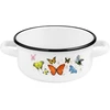Emaliuotas puodas su rankenomis Puodas 1,5 L 16 cm Indukcinės dujos Igmar Butterflies
