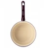 Emaliuotas puodas, tradicinis puodas ilga rankena, 16 cm, 1L