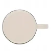 Emaliuotas puodelis Silesia 9 cm, 0.45 L, kremas