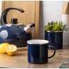 Emaliuotas puodelis su rankena, indukcinis puodas, dujinis Altom Design, tamsiai mėlynas, 0,5l